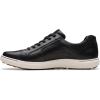 imageClarks Mens Mapstone Lace SneakerBlack Leather
