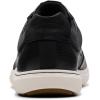 imageClarks Mens Mapstone Lace SneakerBlack Leather