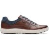 imageClarks Mens Mapstone Lace SneakerMahogany Leather