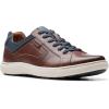 imageClarks Mens Mapstone Lace SneakerMahogany Leather