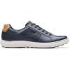 imageClarks Mens Mapstone Lace SneakerNavy Leather