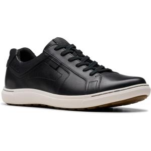 imageClarks Mens Mapstone Lace SneakerBlack Leather