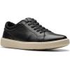 imageClarks Mens Brodin Lace SneakerBlack Leather