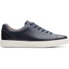 imageClarks Mens LowTop SneakersNavy Leather