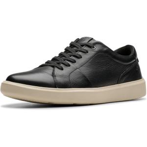 imageClarks Mens Brodin Lace SneakerBlack Leather