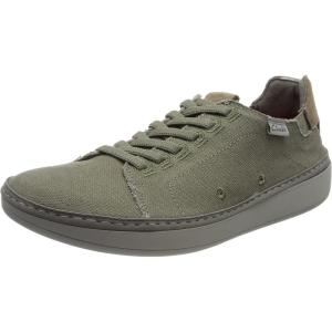 imageClarks Mens Lowtop SneakersOlive Canvas