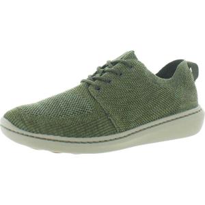imageClarks Mens Step Urban Mix SneakerOlive Green Combi