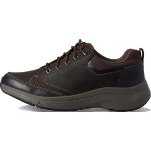 imageClarks Mens Wave 20 Vibe OxfordDark Brown Oiled Leather Waterproof