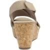 imageClarks Womens Annadel Eirwyn Wedge SandalBeige Sand Suede Sand Suede