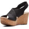 imageClarks Womens Annadel Eirwyn Wedge SandalBlack Black Sde Black Sde