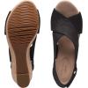 imageClarks Womens Annadel Eirwyn Wedge SandalBlack Black Sde Black Sde