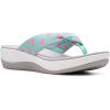 imageClarks Womens Arla Glison Flip FlopAqua Print