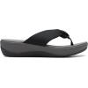 imageClarks Womens Arla Glison Flip FlopBlack Fabric