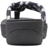 imageClarks Womens Arla Glison Flip FlopBlackWhite