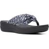 imageClarks Womens Arla Glison Flip FlopBlkWhite