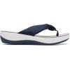 imageClarks Womens Arla Glison Flip FlopBlue Fabric