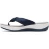 imageClarks Womens Arla Glison Flip FlopBlue Fabric
