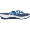 imageClarks Womens Arla Glison Flip FlopBlue Textile WMulti Flowers