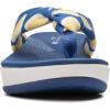 imageClarks Womens Arla Glison Flip FlopBlue Textile With Lemons