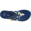 imageClarks Womens Arla Glison Flip FlopBlue Textile With Lemons