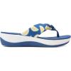 imageClarks Womens Arla Glison Flip FlopBlue Textile With Lemons