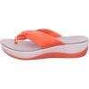 imageClarks Womens Arla Glison Flip FlopOrange Coral