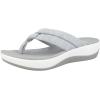 imageClarks Womens Arla Kaylie FlipFlop SandalsGrey Textile