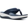 imageClarks Womens Arla Kaylie FlipFlop SandalsNavy Textile