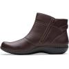 imageClarks Womens Ashland Mabel Ankle BootDark Brown Tumbled