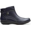 imageClarks Womens Ashland Mabel Ankle BootNavy Tumbled