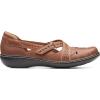 imageClarks Womens Ashland Spin QSlipOn LoaferDark Tan Leather