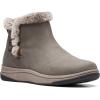 imageClarks Womens Breeze Fur Ankle BootDark Olive Textile