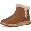 imageClarks Womens Breeze Fur Ankle BootDark Tan Combi