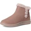 imageClarks Womens Breeze Fur Ankle BootMauve Combi