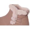 imageClarks Womens Breeze Fur Ankle BootMauve Combi