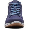 imageClarks Womens Breeze Glide Cloudsteppers Ankle BootDark Navy Synthetic