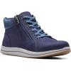 imageClarks Womens Breeze Glide Cloudsteppers Ankle BootDark Navy Synthetic