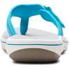 imageClarks Womens Breeze Sea FlipFlopAqua Synthetic