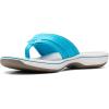 imageClarks Womens Breeze Sea FlipFlopAqua Synthetic
