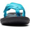 imageClarks Womens Breeze Sea FlipFlopAqua SyntheticBlack Sole