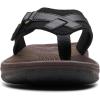 imageClarks Womens Breeze Sea FlipFlopBlack SynetheticBrown Sole