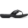 imageClarks Womens Breeze Sea FlipFlopBlack Synthetic Patent