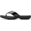 imageClarks Womens Breeze Sea FlipFlopBlack Synthetic Patent