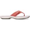 imageClarks Womens Breeze Sea FlipFlopBright Coral Synthetic