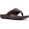 imageClarks Womens Breeze Sea FlipFlopBrown SyntheticBrown Sole