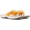 imageClarks Womens Breeze Sea FlipFlopBurnt Yellow Synthetic