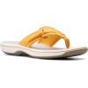 imageClarks Womens Breeze Sea FlipFlopBurnt Yellow Synthetic