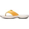 imageClarks Womens Breeze Sea FlipFlopBurnt Yellow Synthetic