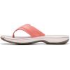 imageClarks Womens Breeze Sea FlipFlopCoral Synthetic