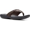 imageClarks Womens Breeze Sea FlipFlopDark Brown